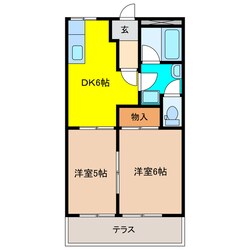 オクトハイムの物件間取画像